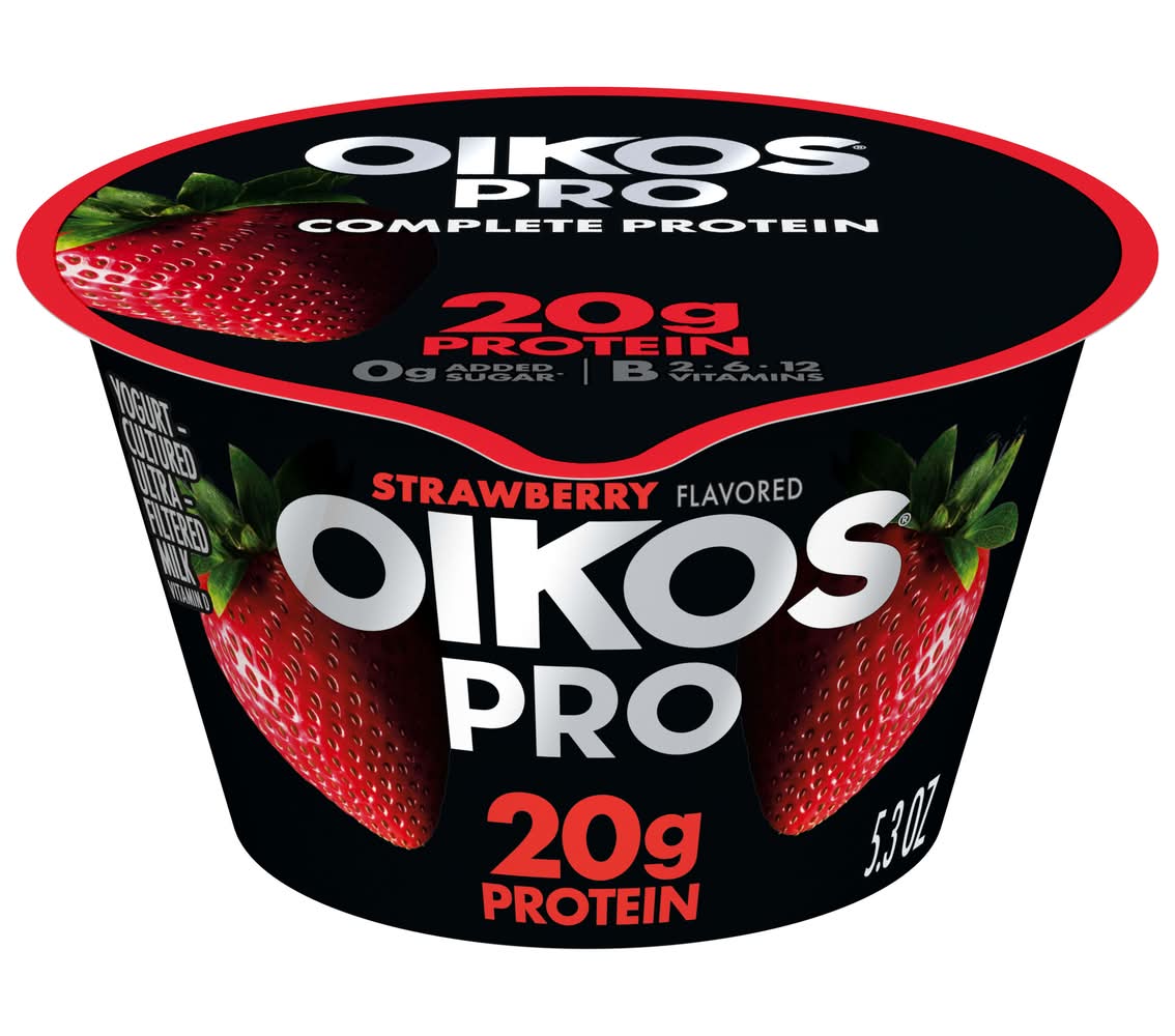 Oikos Pro Cultured Ultra-Filtered Milk Yogurt, Strawberry (5.3 oz)