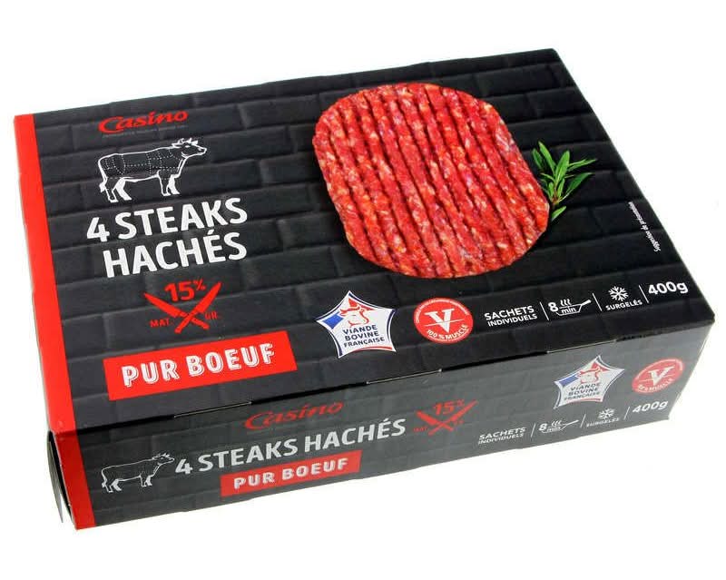 Casino - Steaks hachés pur boeuf (4)