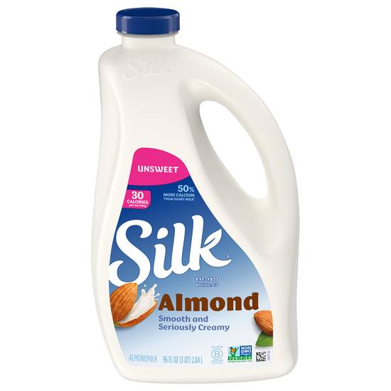 Silk Unsweetened Original Almond Milk (96 fl oz)