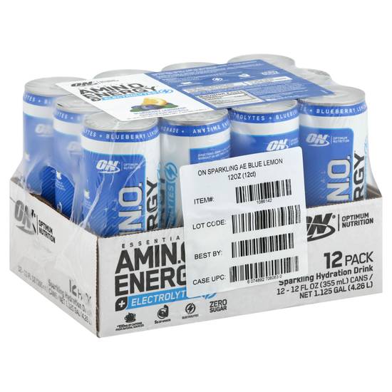 Optimum Nutrition on Amino Energy Electrolytes Hydration Drink (12 fl oz) (blueberry lemonade)