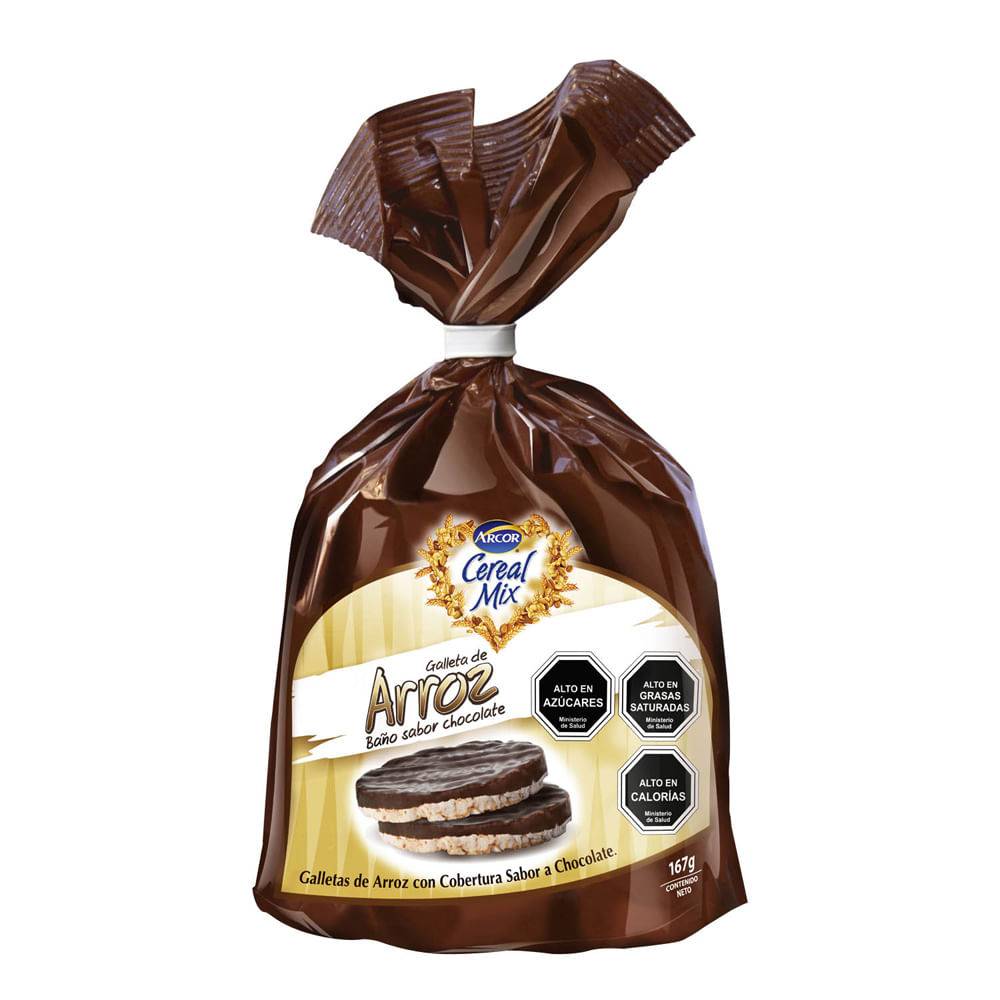 Cereal mix galletas de arroz con chocolate (167 g)