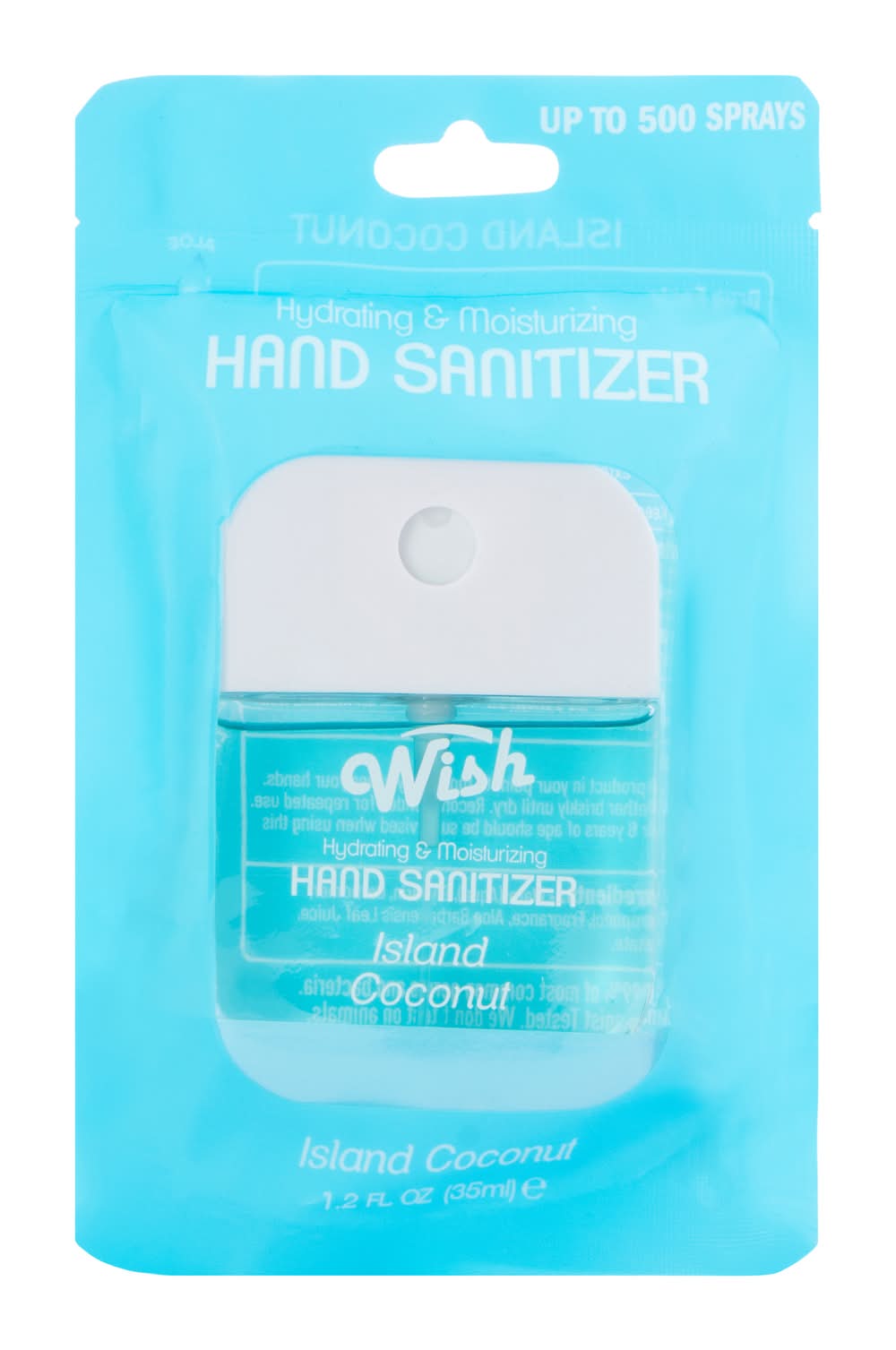Wish Hand Sanitizer 1.2oz Island Coconut