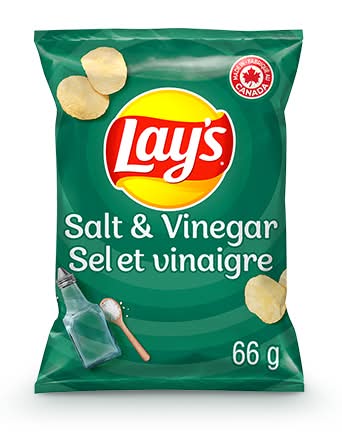 Lay's Potato Chips, Salt & Vinegar (66 g)