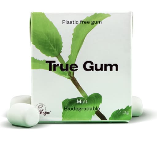 True Gum Mint Chewing Gum Biodegradable (21g)