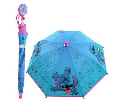 Disney Stitch Line Art Kids Umbrella (blue)