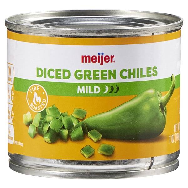 Meijer Mild Diced Green Chiles