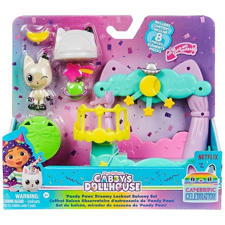 Gabby's Dollhouse Pandy Paws Dreamy Balcony Playset - 1.0 set