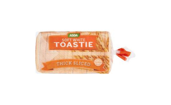 ASDA Soft White Toastie Thick Sliced Bread 800g