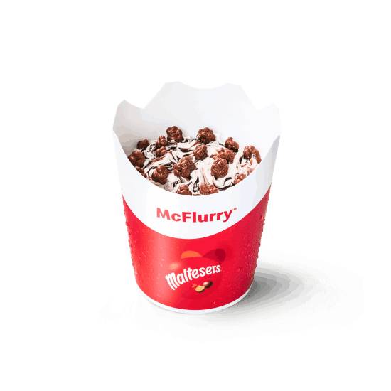 McFlurry Maltesers met Chocoladesaus