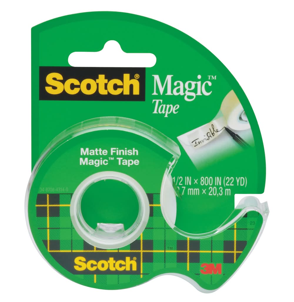 Scotch Magic 1/2 In. W X 800 In. L Tape