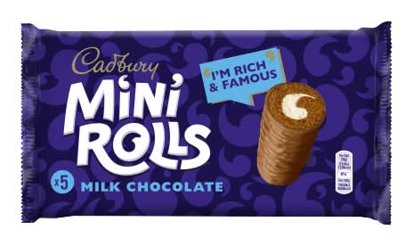 Cadbury Milk Chocolate, Mini Rolls Cakes (5 pack)