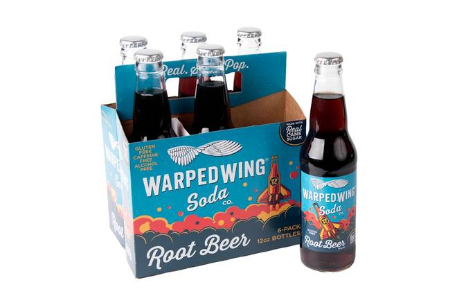 6-Pack Warped Wing Root Beer