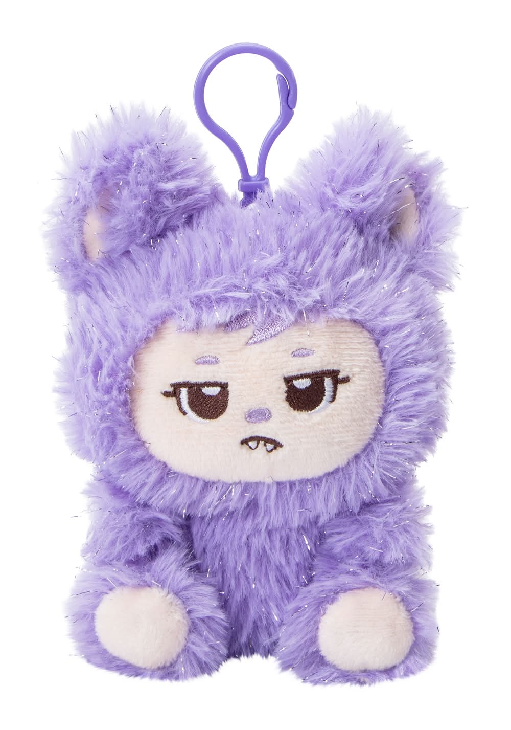 Sparkle Monster Clip Sparkle Purple