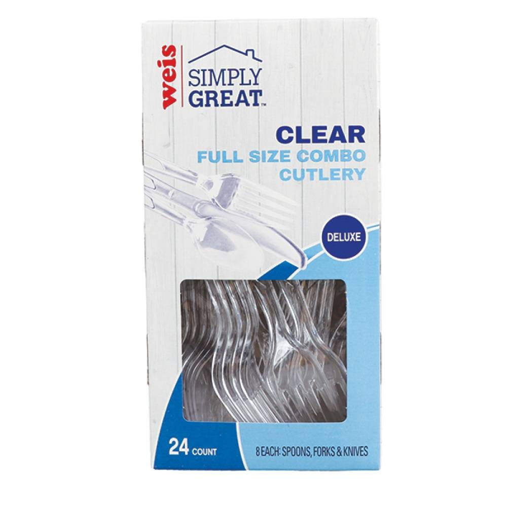 Weis Simply Great Clear Cutlery Combo