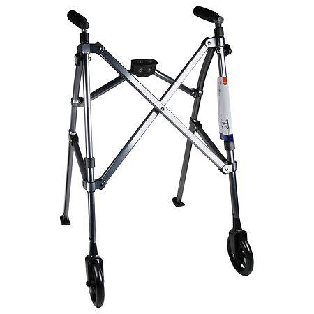 Walgreens Space Saver Mobility Rolling Brakes & Padded Wheels Walker