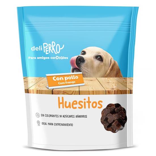 Snack para Perros Huesitos con Pollo Deliperro Bolsa (100 g)