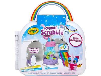 Crayola Scribble Scrubbie Peculiar Pet Cloud Clubhouse Playset, Assorted Colors (74-7427)