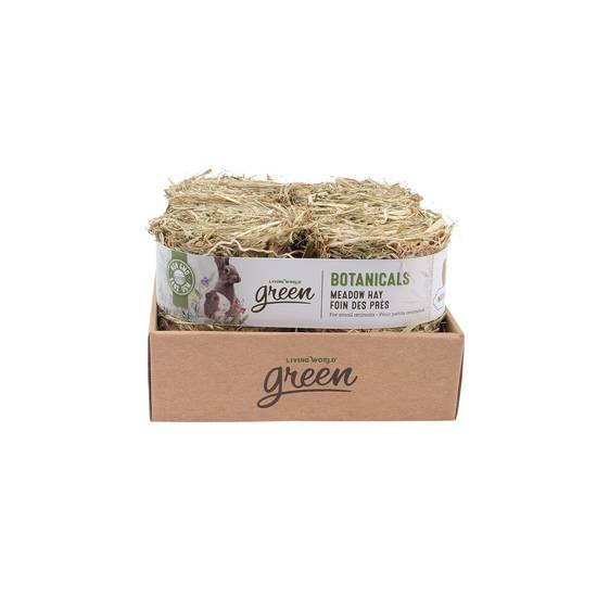 Living World® Green Botanicals Meadow Hay, 4-pack (Size: 150 G)
