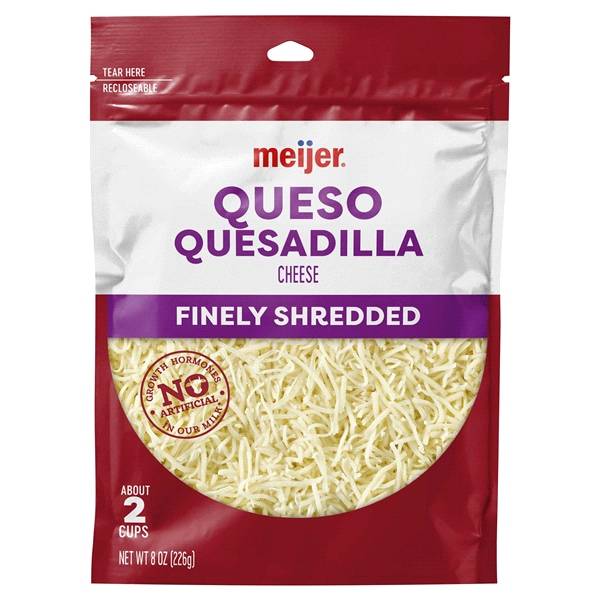 Meijer Finely Shredded Queso Quesadilla Cheese (8 oz)
