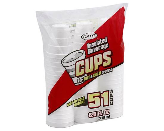 Dart · Easy to Hold Foam Cups (51 ct)