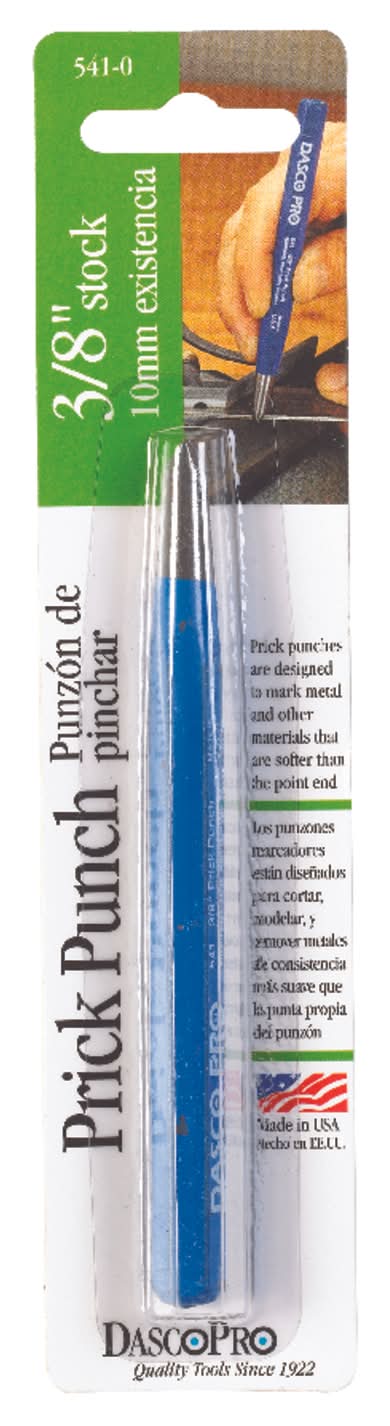 Dasco Pro 3/8 In. High Carbon Steel Prick Punch 5 In. L 1 Pc