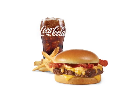 Cheesy Bacon Cheeseburger, Single Combo