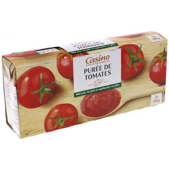 Casino Purée de tomates 3x200g