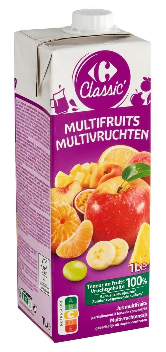 Carrefour Classic'' Multifruits 1 L