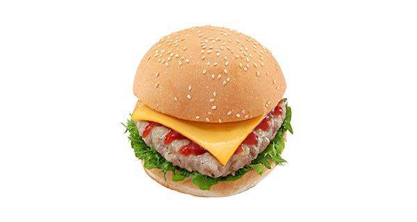 美式大豬起司堡   American Pork Patty   Burger    with  Cheese