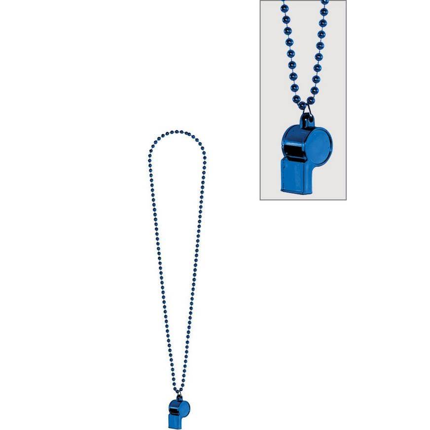Party City Whistle Necklace (blue)