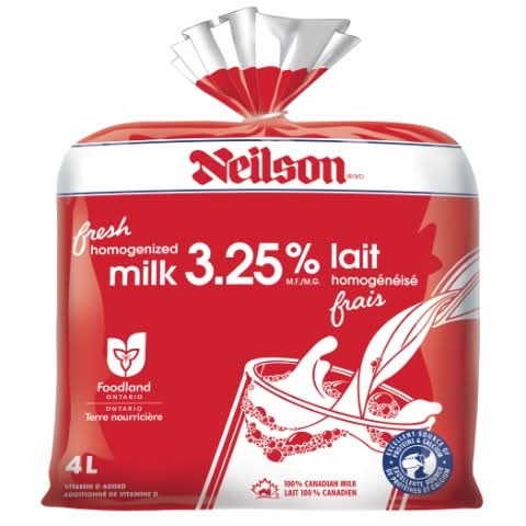 Neilson 3.25% Fat Homogenized Milk (4 L)