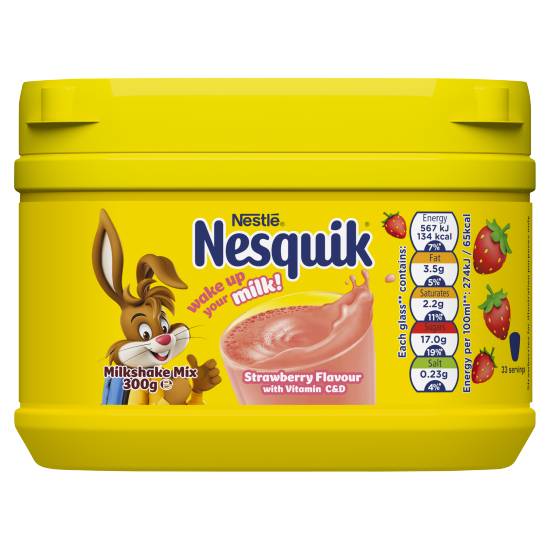 Nesquik Nestle Strawberry Flavoured Milkshake Powder