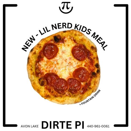 NEW! - Lil Nerd Kid's Meal (1 TOPPING + FOUNTAIN DRINK)