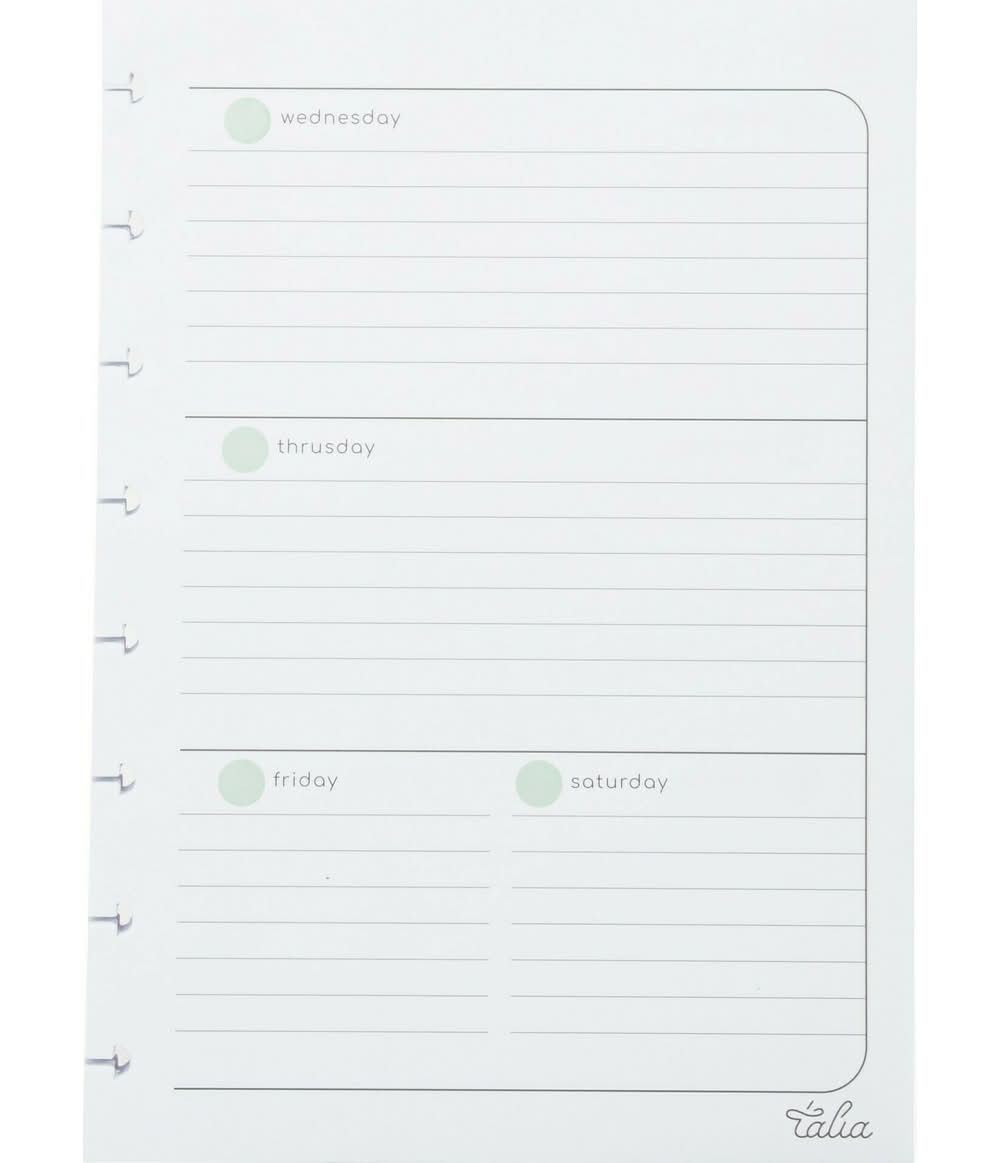 Recarga Planner Smart A5 60F Talia