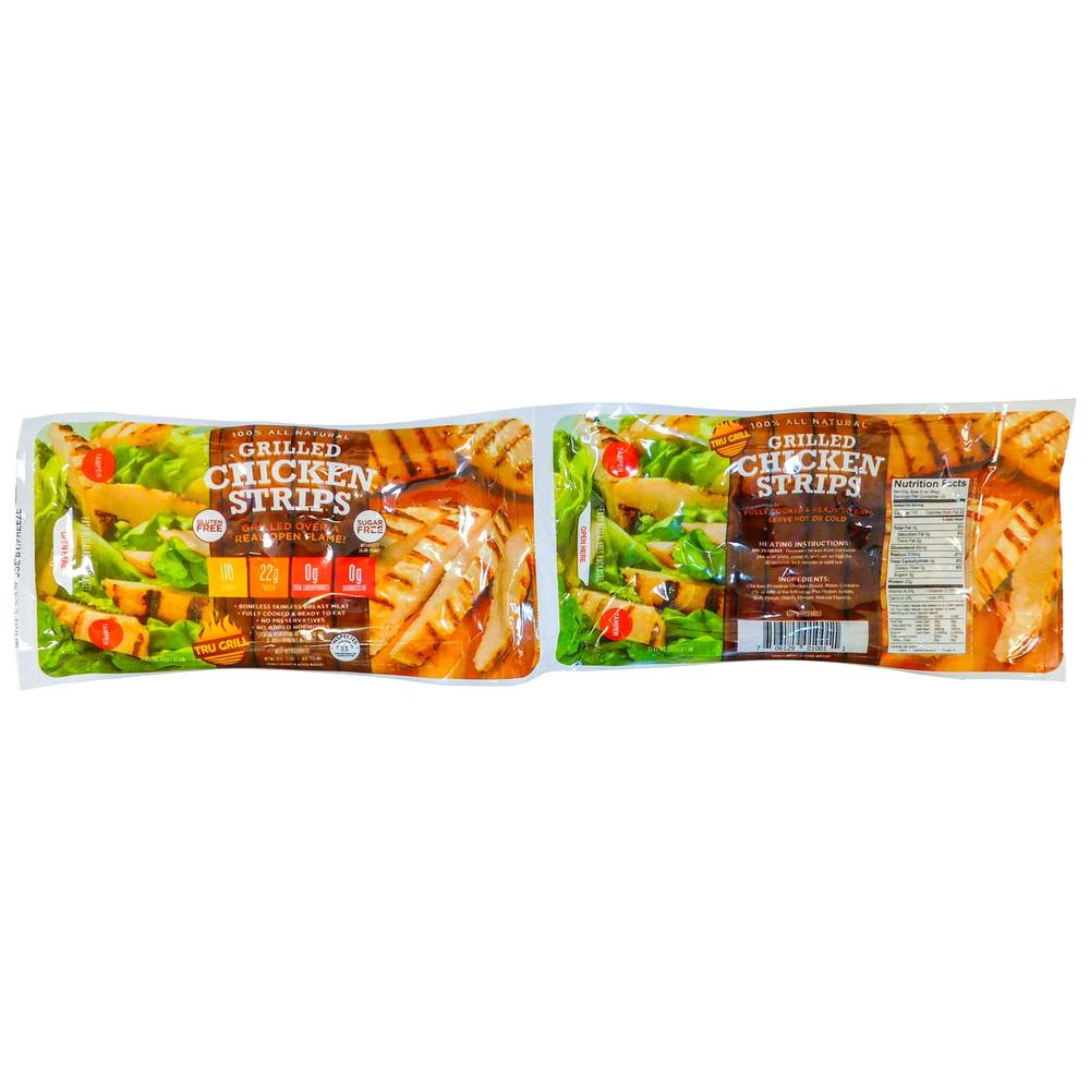 Tru Grill Chicken Breast Strips Grilled (2 ct, 16 oz)