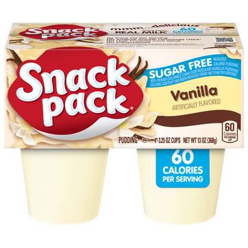Snack pack Sugar Free Vanilla Pudding (4 ct)