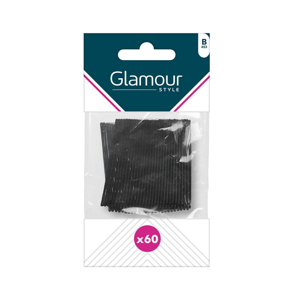 Glamour Style - Épingles à chignon, noir (60)