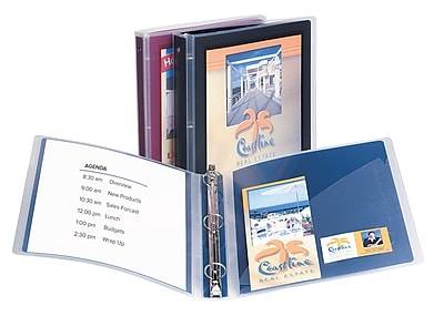 Avery Flexi-View 1 3-Ring Flexible Poly Binders, Assorted Colors (17688)