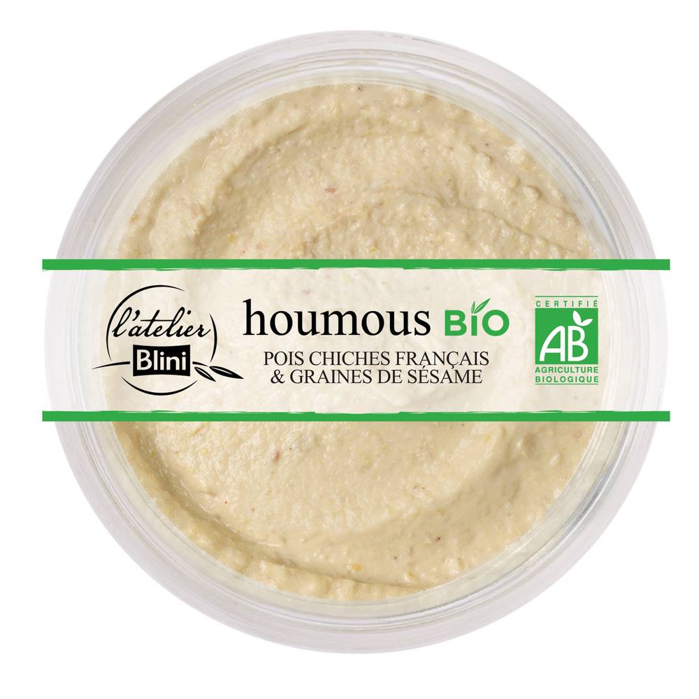 L'atelier Blini - Houmous bio (160g)