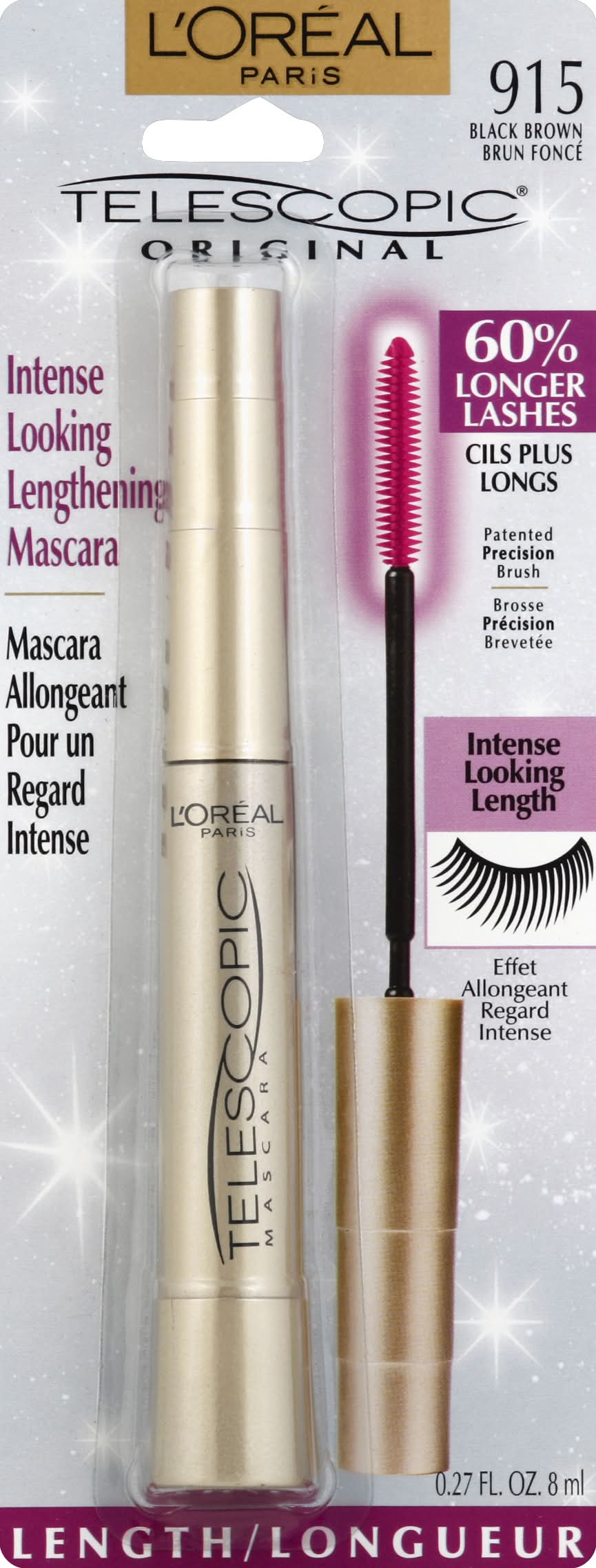 L'Oréal Telescopic Washable Mascara Black (0.27 fl oz)