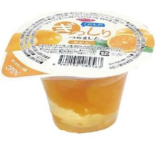 くだものぎっしりみかんゼリー