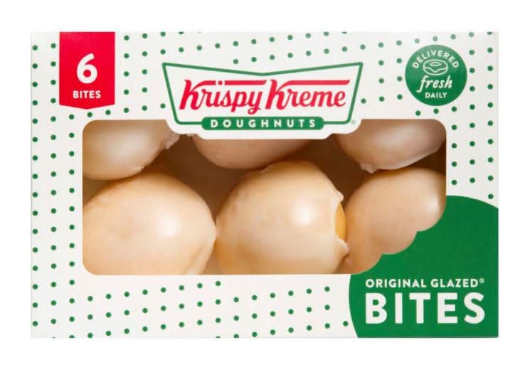 Krispy Kreme Original Glazed Doughnuts Bites (6 pack)
