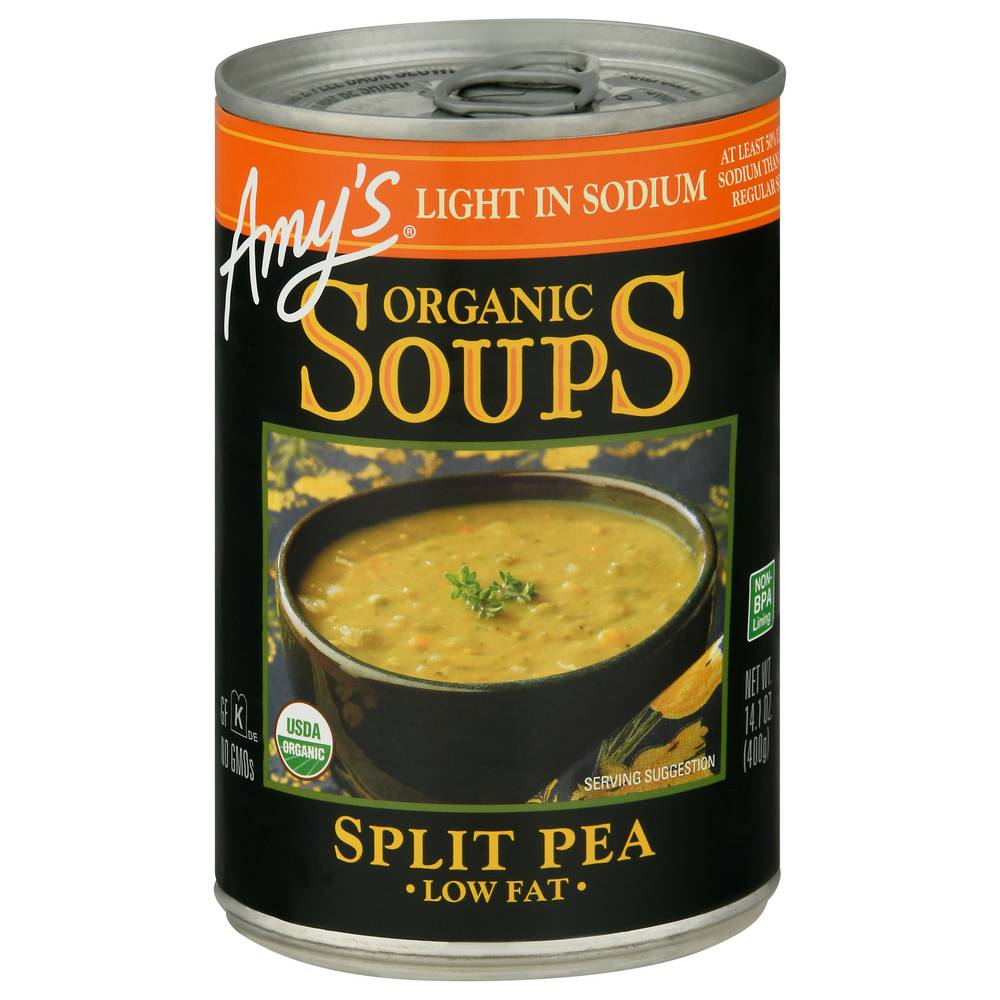 Amy's Organic Low Fat Soups, Split Pea (14.1 oz)