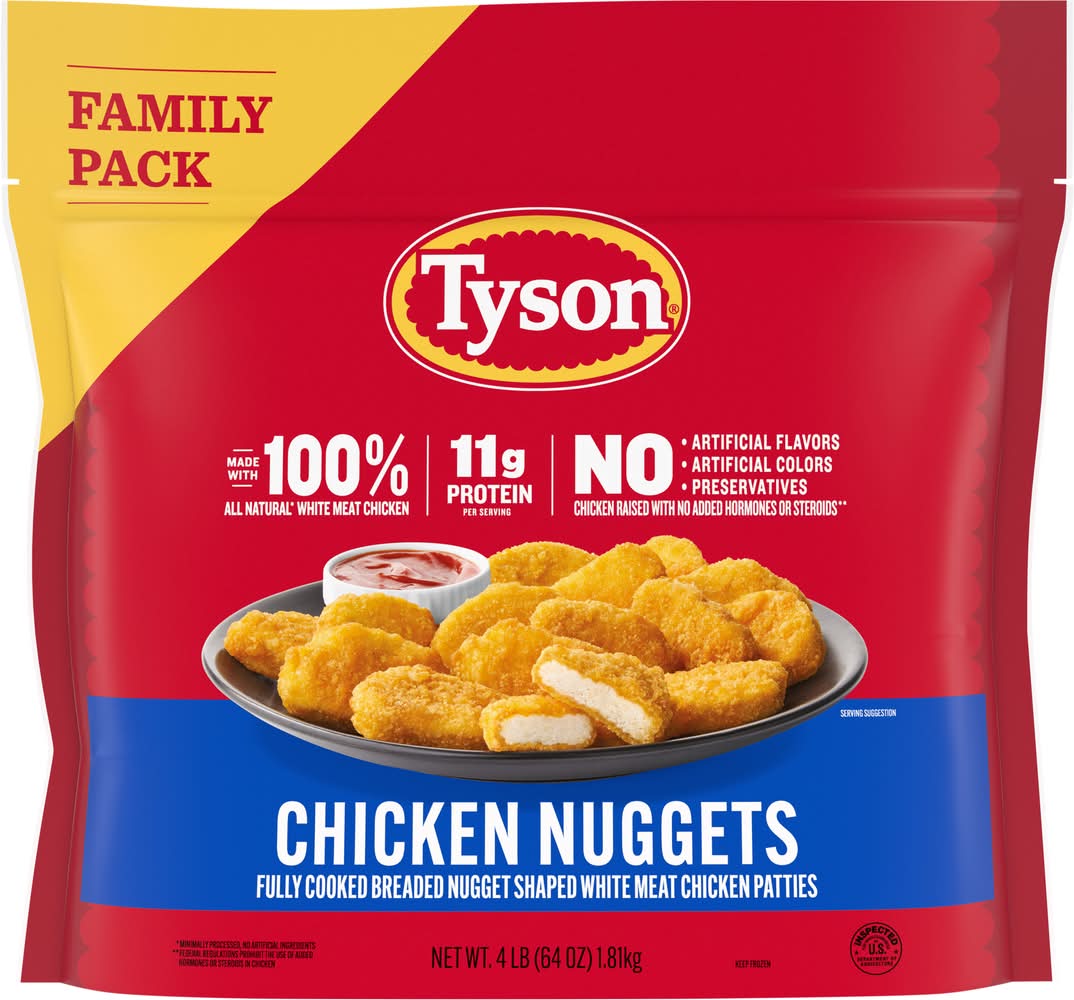 Tyson Chicken Nuggets Family pack (4 lbs)