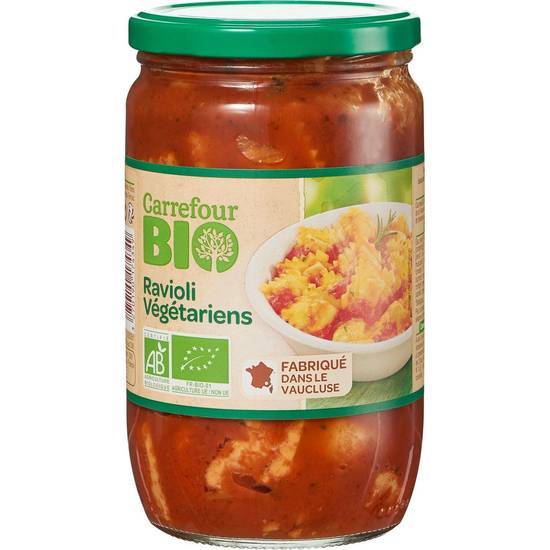 Carrefour Bio - Plat cuisiné ravioli végétariens (650g)