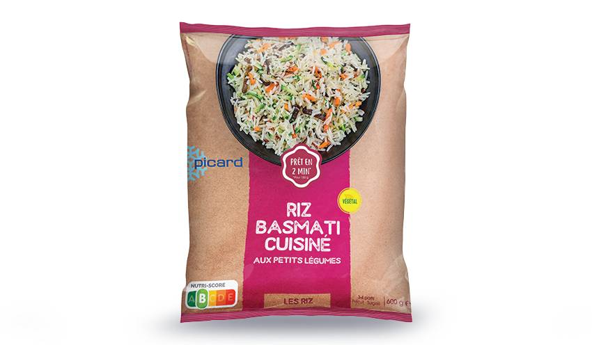 Riz basmati cuisiné aux petits légumes