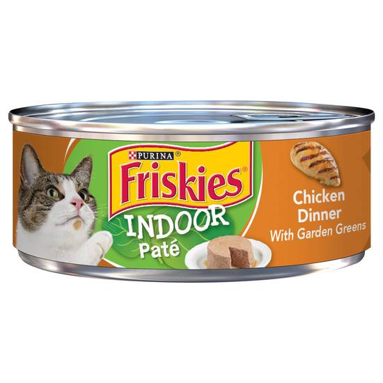 Friskies Purina Selects Indoor Classic Chicken Entree With Brown Rice&Garden Greens Cat Food