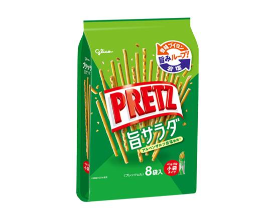 252436：グリコ プリッツサラダ ８袋 / Glico, Pretz Salad×8 Bags