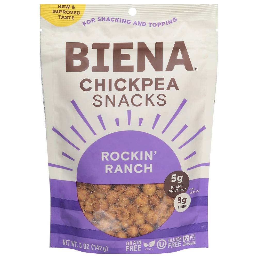 Biena Rockin' Ranch Chickpea Snack (5 oz)