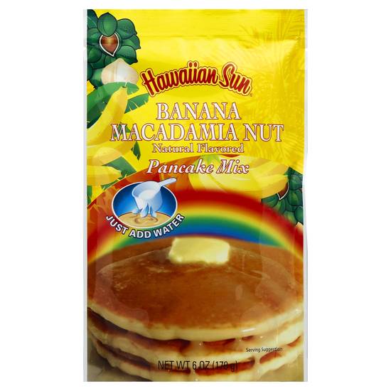 Hawaiian Sun Banana Macadamia Nut Pancake Mix (6 oz)
